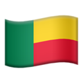flag: Benin on platform Apple
