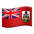 flag: Bermuda on platform Apple
