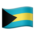 flag: Bahamas on platform Apple