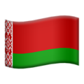 flag: Belarus on platform Apple