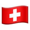 flag: Switzerland on platform Apple