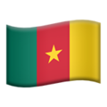 flag: Cameroon on platform Apple