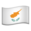 flag: Cyprus on platform Apple