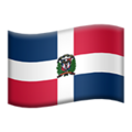 flag: Dominican Republic on platform Apple