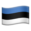 flag: Estonia on platform Apple