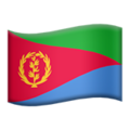 flag: Eritrea on platform Apple