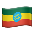 flag: Ethiopia on platform Apple