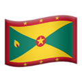 flag: Grenada on platform Apple