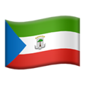 flag: Equatorial Guinea on platform Apple