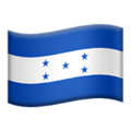flag: Honduras on platform Apple