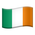 flag: Ireland on platform Apple