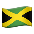 flag: Jamaica on platform Apple