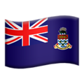 flag: Cayman Islands on platform Apple