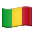 flag: Mali on platform Apple