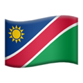 flag: Namibia on platform Apple
