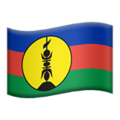 flag: New Caledonia on platform Apple