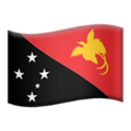 flag: Papua New Guinea on platform Apple