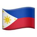flag: Philippines on platform Apple
