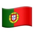 flag: Portugal on platform Apple