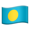 flag: Palau on platform Apple