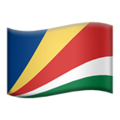 flag: Seychelles on platform Apple