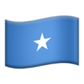 flag: Somalia on platform Apple