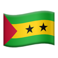 flag: São Tomé & Príncipe on platform Apple