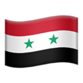 flag: Syria on platform Apple