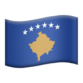 flag: Kosovo on platform Apple