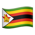 flag: Zimbabwe on platform Apple