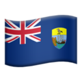 flag: Ascension Island on platform Apple