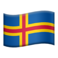 flag: Åland Islands on platform Apple