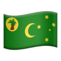 flag: Cocos (Keeling) Islands on platform Apple