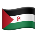 flag: Western Sahara on platform Apple