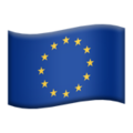 flag: European Union on platform Apple