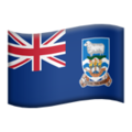 flag: Falkland Islands on platform Apple