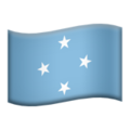 flag: Micronesia on platform Apple