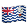 flag: British Indian Ocean Territory on platform Apple