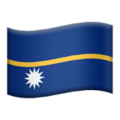 flag: Nauru on platform Apple