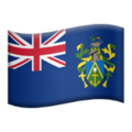 flag: Pitcairn Islands on platform Apple