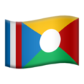 flag: Réunion on platform Apple