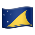 flag: Tokelau on platform Apple