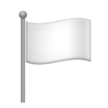 white flag on platform Apple