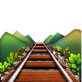railway track on platform Apple