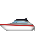 motor boat on platform Apple