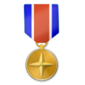 medal on platform Apple