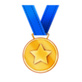 sports medal on platform Apple
