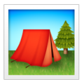 camping on platform Apple