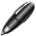 lower left ballpoint pen on platform Apple
