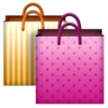 shopping bags on platform Apple